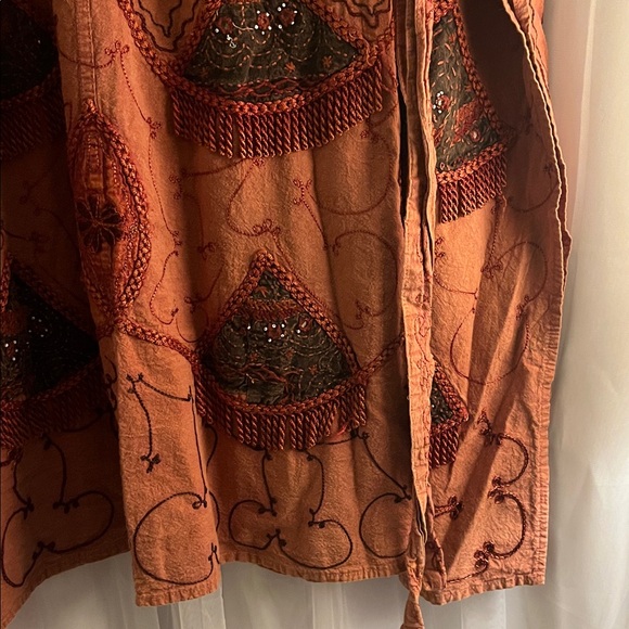 Embroidered Wrap Skirt - Picture 5 of 5